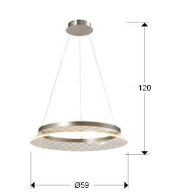 Schuller Lampa wisząca Sendra 747363