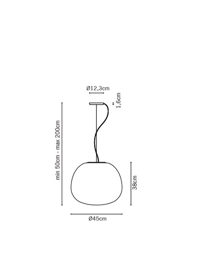 Lampa wisząca Fabbian LUMI MOCHI F07 A03 01