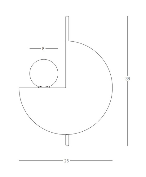 Lampa Ścienna Zambelis 22204