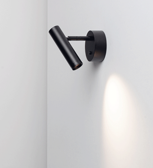 Lampa ścienna Chors MFlask K DIM SNW Biała