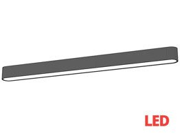 Lampa SOFT LED graphite 90x6 plafon 7533 Nowodvorski