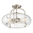 Plafon Elstead Lighting Trilogy QZ-TRILOGY-SFM-BN Nikiel