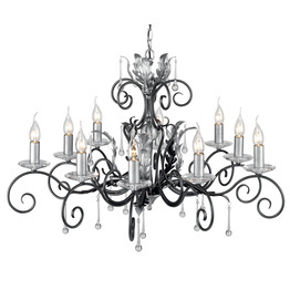 Elstead Lighting AML10-BLK-SILVER Amarillis Zwis