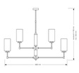 Lampa wisząca Kutek Mood Empoli EMP-ZW-10(Z)