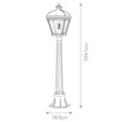 Latarnia ogrodowa BAYVIEW-4M-BK Elstead Bayview