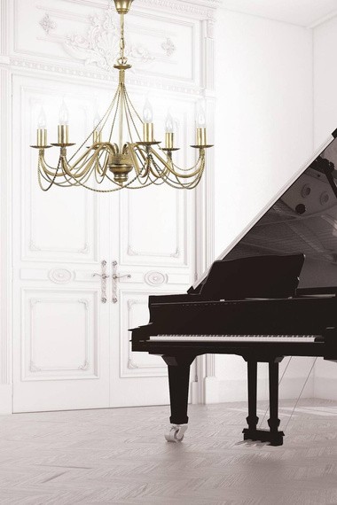 żyrandol TORI 6 GOLD złoty (170/6) - Emibig