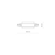 Zasilanie środkowe szyny Nowodvorski Ctls Recessed Power Straight Connector 8686