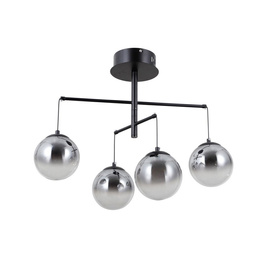 Italux Lampa sufitowa Velada PND-34381-4-BK