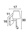 Lampa ścienna Eda 596A-Y05X1A-32 Novolux Exo 