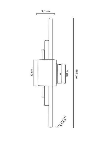 Lampa Ścienna Moosee Evans MSE010100282