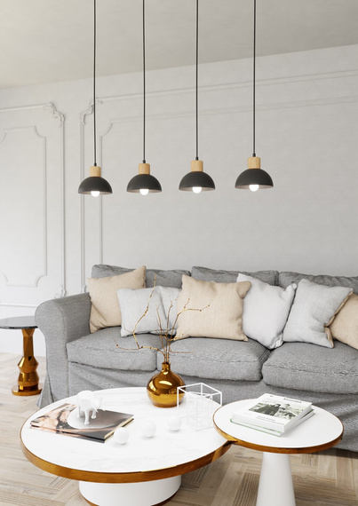 Żyrandol Emibig Seco 4 Bl (1393/4)