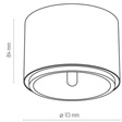 TK Lighting Moris Oprawa natynkowa 3364 