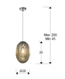 Lampa wisząca Schuller Ovila 752183