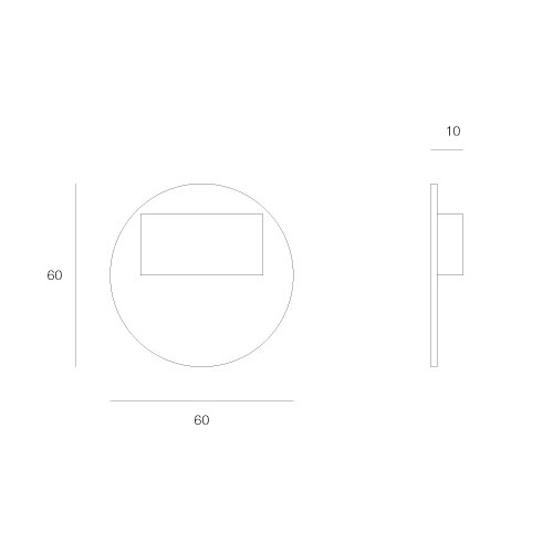 Oprawa schodowa Skoff Rueda Mini short stick IP66 6000K