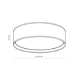 TK Lighting Bilbao 3433 Lampa sufitowa