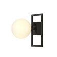 Lampa sufitowa IMAGO 1E BLACK/OPAL czarny (1130/1E) - Emibig