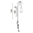 Kinkiet 991A-G21X1A-01 Novolux Tear