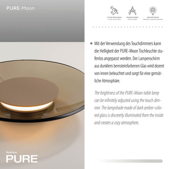 Lampa Biurkowa Zuma Line Pure Moon 003902-030750