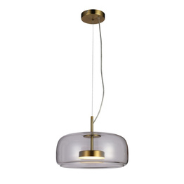Italux Lampa wisząca Caste PND-17760B-BRSS-CL