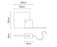 Plana Fabbian F71 B11 00 Lampka nocna