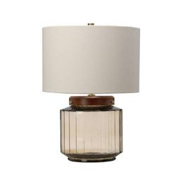 Lampa stołowa Elstead Lighting Luga LUGA-TL-SMOKE