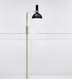 Lampa Podłogowa Markslojd Larry 106972 czarno-złoty