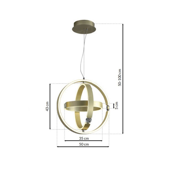 Milagro Sirius ML6187 Lampa wisząca