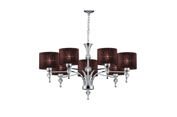 AZZARDO IMPRESS 7 1976-7P brązowy Lampa Wisząca AZ2902