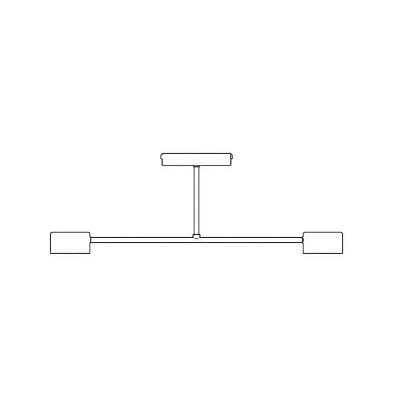 Emibig Halo 2 Black (1355/2) Plafon