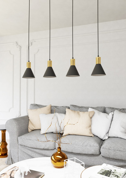 Żyrandol Emibig Rosa 4 Bl (1388/4)