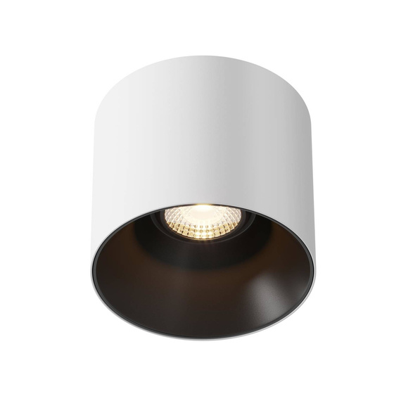 Sufitowy plafon Alfa LED biały-Czarny (C064CL-01-25W3K-D-RD-WB) - Maytoni