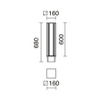 Aura 932B-L3133B-02 Lampa stojąca zewnętrzna Novolux