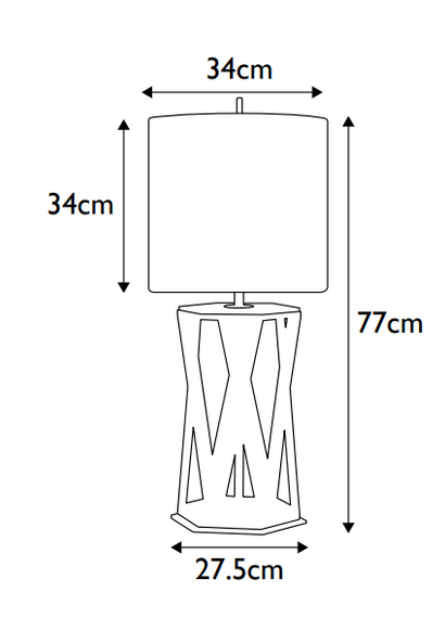Elstead Lighting Apollo Lampa stołowa APOLLO-TL-WHT