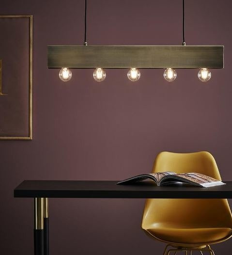 Lampa wisząca Markslojd Couture mosiądz