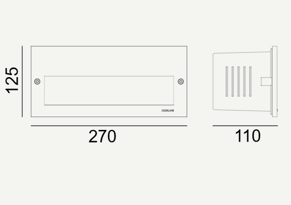 Wpust zewnętrzny Norlys 1933GA Namsos