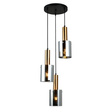 Żyrandol Italux Sardo Pnd-5581-3A-Bro+Sg