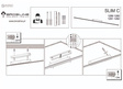 Bros Line Lampa sufitowa Slim C 1290 4000K
