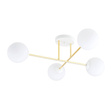 Lampa sufitowa MAGNUM 4 WH OPAL biały-Złoty (1234/4) - Emibig