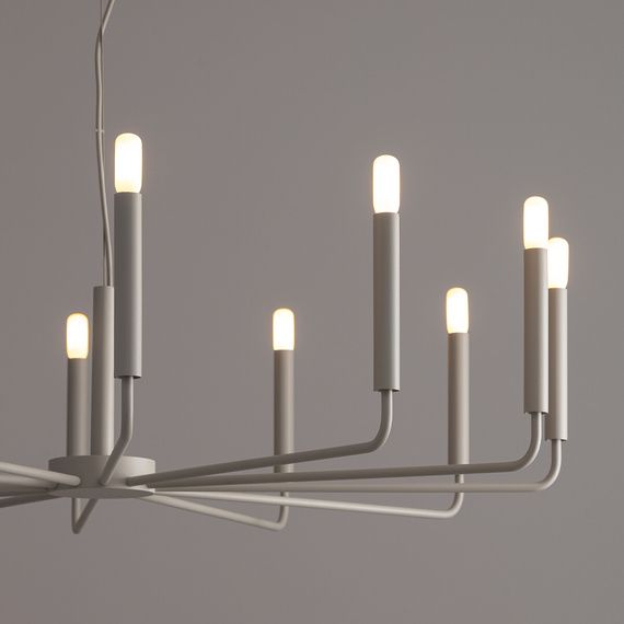 Lampa wisząca Nowodvorski Orto XII A 11463 szara