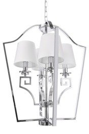 Lampa wisząca chromowana Dann Lux Glasgow 4 BL0143