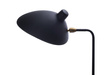 Lampa podłogowa czarna Dann Lux Davis F BK DLD5366 