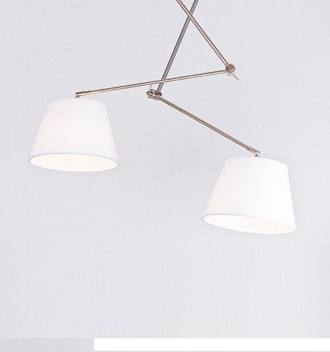 Adam 2S Lampa Wisząca Azzardo biała AZ1842+AZ2588 x2