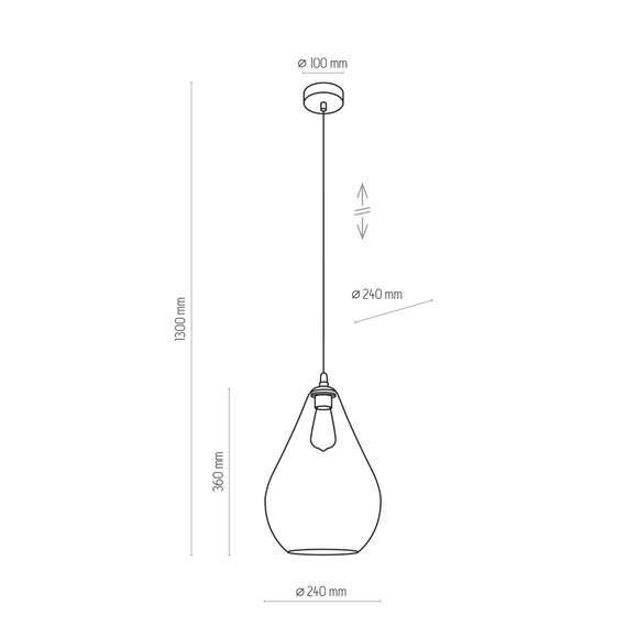 TK Lighting 4322 Zwis Fuente
