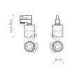 Lampa Szynowa Azzardo Costa AZ4551