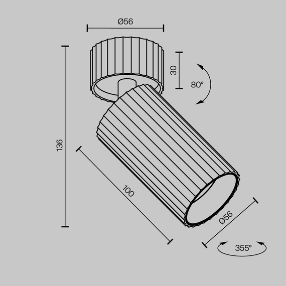 Plafon Maytoni Calipso C108CL-01-GU10-W