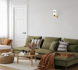 Lampa Ścienna Italux Evans Wl-94981-1B-Gd