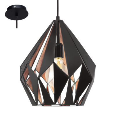 Lampa wisząca Eglo Carlton 1 49254