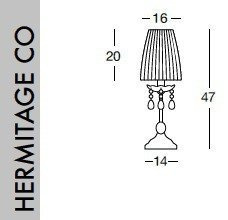 Lampka Evi Style HERMITAGE CO