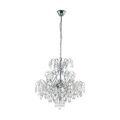 Lampa wisząca klasyczna kryształowa Eglo Fenoullet 5 x 25W E14