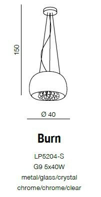 AZZARDO Burn Lampa Wisząca AZ0699
